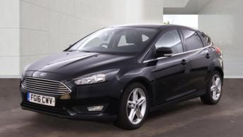 Ford Focus 1.0 T EcoBoost Zetec Black 5dr LOW TAX+SATNAV+9 STAMPS