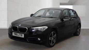 BMW 1 SERIES 2.0 118d Sport Diesel Black 5dr SATNAV+LOW TAX+6 STAMPS