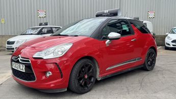 Citroen DS3 1.6 e-HDi Airdream DSport Plus Diesel Red 3dr LOW TAX+LEATHER+CR