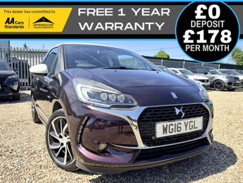 DS 3 1.2 PureTech Prestige Hatchback 3dr Petrol EAT6 Euro 6