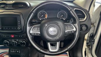 JEEP RENEGADE 1.6 Renegade My17 Limited 1.6 Multijet Ii 120hp Diesel White 5dr