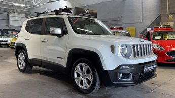 JEEP RENEGADE 1.6 Renegade My17 Limited 1.6 Multijet Ii 120hp Diesel White 5dr