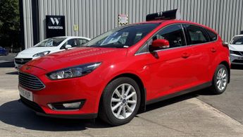 Ford Focus 1.0 T EcoBoost Titanium Red 5dr SATNAV+LOW TAX+9 STAMPS