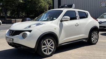 Nissan Juke 1.6 Acenta White 5dr CRUISE+8 STAMPS+JULY 27 MOT