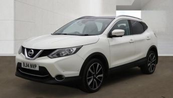 Nissan Qashqai 1.2 DIG-T Tekna White 5dr PANROOF+LEATHER+NAV+9 STAMPS