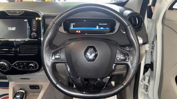 RENAULT ZOE Dynamique Nav Electric Automatic White 5dr LOWTAX+SATNAV+10 STAM