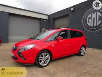 VAUXHALL ZAFIRA TOURER 1.4 i Turbo SRi Full Dealer Service History, 7 Seats.