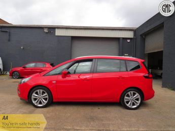 VAUXHALL ZAFIRA TOURER 1.4 i Turbo SRi Full Dealer Service History, 7 Seats.