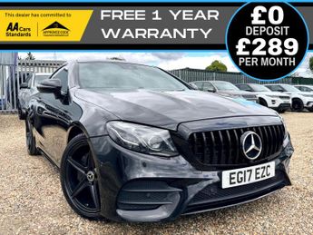 Mercedes E Class 2.0 E220d AMG Line (Premium Plus) Coupe 2dr Diesel G-Tronic+ Eur