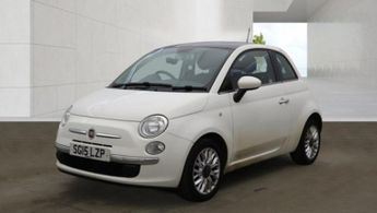 Fiat 500 1.2 500 1.2 69hp Lounge White 3dr LOWTAX+PANROOF