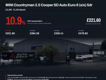 MINI COUNTRYMAN 2.0 Cooper SD SUV 5dr Diesel Auto Euro 6 (s/s) (190 ps)