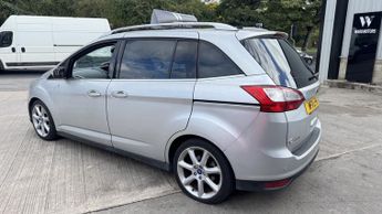FORD GRAND C-MAX 1.6 TDCi Titanium Diesel Silver 5dr 7 SEATER+BELT DONE+PX TO CLE