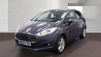 Ford Fiesta 1.0 T EcoBoost Zetec Grey 5dr 1 OWNER FROM NEW+LOW TAX+12 STAMPS
