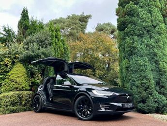 Tesla Model X 90D, Full Self Driving Upgrade, MCU 2, 6 Seats, Premium Black In