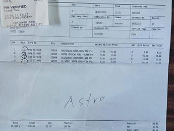 Vauxhall Astra Exclusive Cdti Ecoflex S/s 1.7