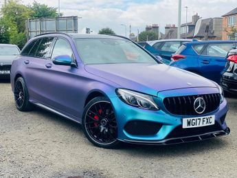 Mercedes C Class 2.1 C220d AMG LINE (premium Plus) Estate AUTOMATIC FSH 2.1