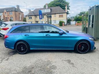 Mercedes-benz C Class 2.1 C220d AMG LINE (premium Plus) Estate AUTOMATIC FSH 2.1