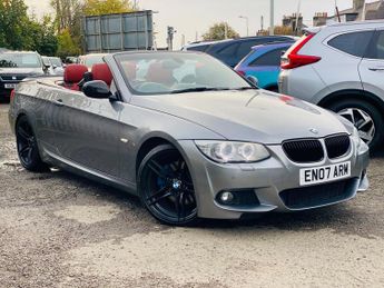 BMW 3 Series 3.0 330d M Sport Convertible Hard Top AUTOMATIC RED LEATHER. 3