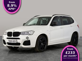 BMW X3 2.0 20d M Sport xDrive (190 ps) - REVERSE CAM - LEATHER - PADDLE