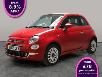 Fiat 500 1.2 ECO Lounge Convertible (69 bhp) - AIR CON - PARK SENSORS - D