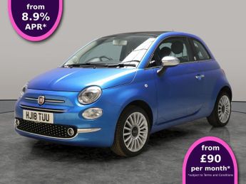 Fiat 500 1.2 Mirror (69 bhp) - DRIVER MEMORY SEAT - BLUETOOTH - HALF LEAT