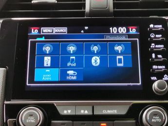 Honda Civic 1.0 VTEC Turbo SR CVT (126 ps) - LANE DEPARTURE  - BLUETOOTH - P
