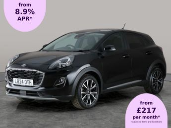 Ford Puma 1.0T EcoBoost MHEV Titanium DCT (125 ps) - CLOTH - BLACK - LED -