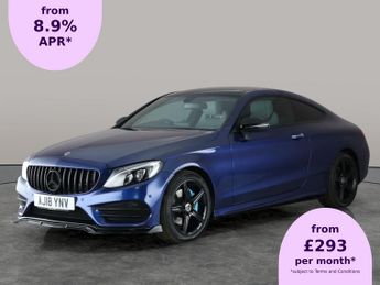 Mercedes C Class 2.0 C200 AMG Line (Premium) Coupe G-Tronic+ (184 ps) - LED - REV
