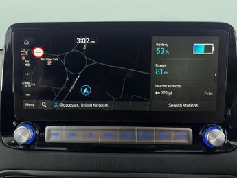 Hyundai Kona 39kWh Premium (10.5kW Charger) (136 ps) - LED - REVERSE CAM - NA