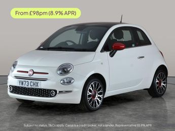 Fiat 500 1.0 Mild Red [16" Alloy] - CRUISE - CLIMATE CONTROL - PARK SENSO