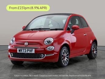 Fiat 500 1.0 MHEV RED Convertible (70 bhp) - AUTO HEADLIGHTS - DAB - USB 