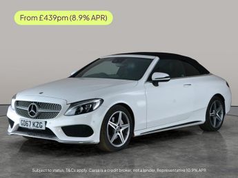 Mercedes C Class 2.0 C200 AMG Line Cabriolet G-Tronic+ (184 ps) - SELF PARK - LED