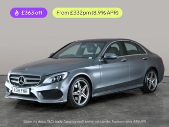 Mercedes C Class 2.1 C220d AMG Line (Premium) G-Tronic+ (170 ps) - HEATED LEATHER