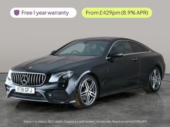 Mercedes E Class 2.0 E220d AMG Line (Premium) Coupe G-Tronic+ (194 ps) - REVERSE 