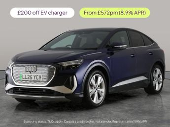Audi Q4 E-tron 45 S line Sportback 82kWh (286 ps) - LED - REVERSE CAM - SAT NAV