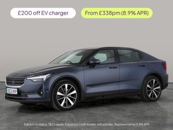 Polestar 2 300kW 78kWh Long Range DM Pilot/Plus 4WD Auto - HEATED SEATS - H