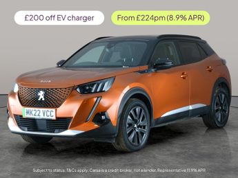 Peugeot E-2008 50kWh GT Premium (7kW Charger) (136 ps) - LED - REVERSE CAM - AL
