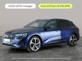Audi E-Tron 55 Black Edition quattro 95kWh (11kW Charger) (408 ps) - LED - R