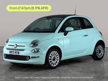 Fiat 500 1.2 Lounge (69 bhp) - PARK SENSORS - DAB - USB AUDIO