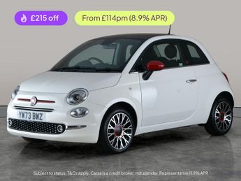 Fiat 500 1.0 MHEV RED (70 bhp) - CRUISE - AIR CON - AUTO HEADLIGHTS