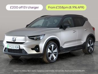 Volvo XC40 Recharge Twin 82kWh Plus AWD (408 ps) - BLACK ROOF RAILS
