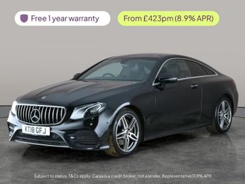 Mercedes E Class 2.0 E220d AMG Line (Premium) Coupe G-Tronic+ (194 ps) - REVERSE 
