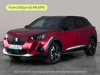 Peugeot E-2008 50kWh GT (7kW Charger) (136 ps) - BLACK ROOF RAILS - LED - REVER