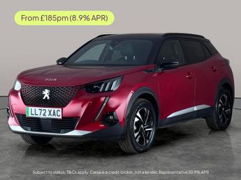 Peugeot E-2008 50kWh GT (7kW Charger) (136 ps) - BLACK ROOF RAILS - LED - REVER