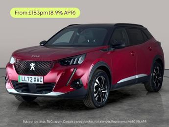 Peugeot E-2008 50kWh GT (7kW Charger) (136 ps) - BLACK ROOF RAILS - LED - REVER