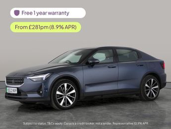 Polestar 2 300kW 78kWh Long Range DM Pilot/Plus 4WD Auto - HEATED SEATS - H