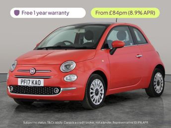 Fiat 500 1.2 Lounge (69 bhp) - SUNBLINDS - BLUETOOTH - CRUISE