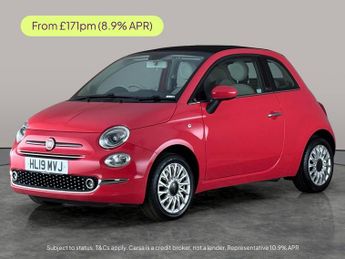 Fiat 500 1.2 Lounge Convertible (69 bhp) - CRUISE - HALF LEATHER - CLIMAT