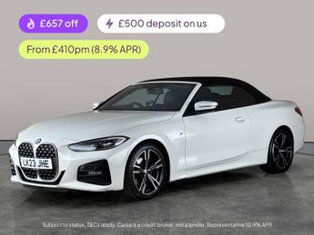 BMW 4 Series 2.0 420i M Sport Convertible (184 ps) - WIND DEFLECTOR - HEATED 