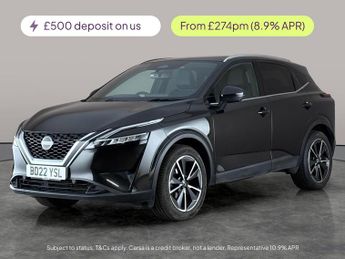 Nissan Qashqai 1.3 DIG-T MHEV Tekna XTRON (158 ps) - LED - REVERSE CAM - NAV